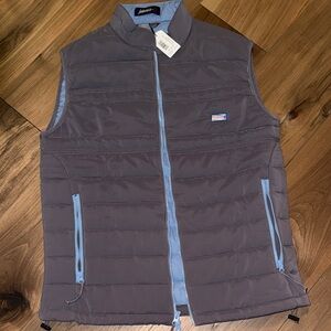 Women’s Johnnie-O Gray Puffer Vest
